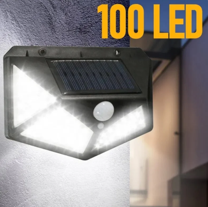 Luz Solar Sun Pro - Sensor De Presença 100 Leds